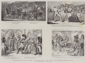 Illustrazione dal catalogo della mostra delle opere degli umoristi inglesi nell
